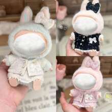 [仅服饰] 17cm 替换香氛裙、1代2代3代盲盒钥匙扣、17cm Labobo娃娃公仔服装吊坠、经典连衣裙套装（不含娃娃）