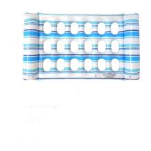 1pc Summer Foldable Water Hammock Inflatable Sea Mattress PVC Floating Sleeping Bed Chair Swimming Pool Beach Lounger Adult Buoy, Beach Essentials, Beach Accessories