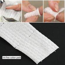 1000Pcs/1 Roll Lint Free Nail Wipes, Nail Polish Remover Pads, White Cotton Pads Wipes For Gel Nails, Dust Cleaning Degreasing Nail Napkins Cotton Swabs, Manicure Salon Supplies - 預設 - 查看 6