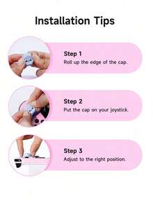 2 Pcs Thumb Grip Caps Compatible With Nintendo New Switch2(2025), Controller Silicone Joystick Caps Cover For Switch Controller, Game Controller Accessories - Multicolor - View 6