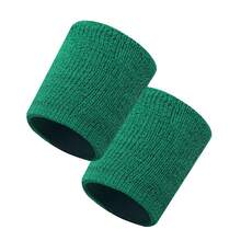 1 Set Outdoor Sports Sweatband & Wristband, Unisex Wrist Band Gym Football Sports Protective Gear Sweat Wristband Men Outdoor- Ideal For Yoga, Fitness, Tennis, Basketball, Jumping Rope, Running, Hiking, Cycling And Other Fitness Activitiesl - 彩色 - 查看 13