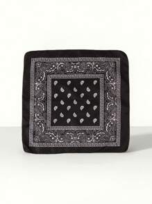 1 Set Includes: 1pc Metal Heart Diamond Cowboy Hat, 1pc Cashew Pattern Scarf, Unisex Elegant & Fashionable, Suitable For Travel, Party, Western Cowboy Theme Party And Daily Use