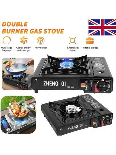 NetHong 2100W Portable Single Burner Hob Kitchen Stove Outdoor Camping Butane Gas Stove Cooker BBQ Heaters UK