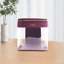 Personalized Name Letter Waterproof Makeup Bag Large Capacity Hanging Travel Storage Organizer Vanity Bag - Multicolor - View 9