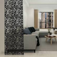 Pack Of 12 40 X 40 Cm Black Wall Screens, Wall Partition Screens, Room Divider Screens, Privacy Screens, Room Divider Curtains - màu đen - Xem 1