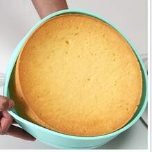 1pc Color Random Silicone Round Cake Mold, 4"/6"/8"/10" | Multipurpose DIY Baking & Pudding Tool, Oven , Ideal For New Year's Celebrations, Kitchen Baking Essentials, Colorful Cake Molds, Silicone Mold