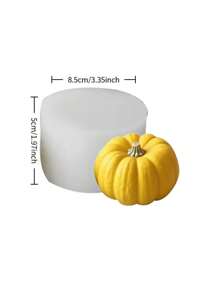 3D Pumpkin Silicone Molds (Large/Medium/Small) - For Epoxy Resin/DIY Aromatherapy Candles/Cement Gypsum Art, Durable Material For Home Decor/Tabletop Displays/Holiday Ornaments