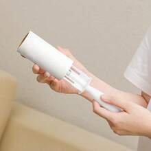 1/12 件家用粘毛滚筒刷，粘毛刷，适用于衣服、家具、宠物毛发，手柄颜色随机 - 白色 - 查看 4