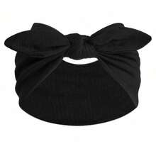 1/3pcs Women's Bow Rabbit Ear Headband Bohemian Style Wide Headband Ultra Wide Cute Rabbit Ear Knot Headband, Paired With Paisley Pattern, Elastic Solid Bow Hair Ornament, Suitable For Women, Yoga/Sports/Outdoor Use Headband Bow Solid Color Fashion All Seasons Hair Accessories Autumn Accessories Autumn Head Scarf Women Bandana Fashion Head Wrap Fall Hair Band Winter For Vacation Outfits Woman - Multicolor - View 7