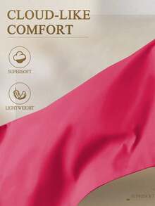 1 件防溅水纯玫瑰粉色床笠，防尘防污床垫保护套，床垫罩，床单，柔软透气，适合所有尺寸的床 - 单人床、全尺寸床、特大号床、大号床单，深口袋，最大 11.8 英寸床单，床罩透气防皱，更适合睡眠，可机洗宿舍客房后学校床单 - 玫紅色 - 查看 5