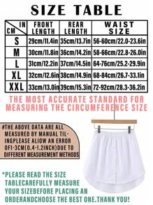 1 件白色仿裙摆，打造学院风叠穿造型的必备单品，轻松为你的穿搭增添层次感 - 兩件裝[白色] - 查看 4