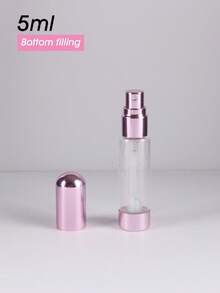 1 件/5 件 5ml 迷你玻璃底可填充香水瓶 - 防漏铝喷雾器 - 便携式细雾喷雾瓶 - 可再填充且易于泵送的设计 - 适合香水、古龙水 - 旅行必备 - 居家、卧室、浴室装饰、旅行配件，适用于婚礼、派对、节日、返校、生日 - 送给爸爸、妈妈、朋友、新年、配饰、趣味礼物 - 彩色 - 查看 12