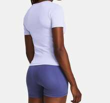 Under Armour Women's Breathable Casual Sports Quick-Dry Short Sleeve T-Shirt - Mauve Purple - View 4