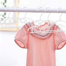 10/20pcs Kids Clothes Plastic Hangers, Durable Non-Slip Children Clothing Drying Racks - Multicolor - View 7