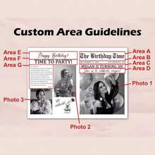 1 Customized Couple Anniversary Newspaper - Personalize With Photos And Text, Perfect For 1st Anniversary, Wedding, Long-Distance Relationship Gift - Multicolor - View 9