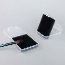 Extra Large Makeup Brush Cleaning Box, Makeup Dry Cleaning Tool, Quick Cleaning Sponge Box, Eyeshadow Brush Cleaner, Makeup Tool Excess Powder & Lip Brush Cleaning Box