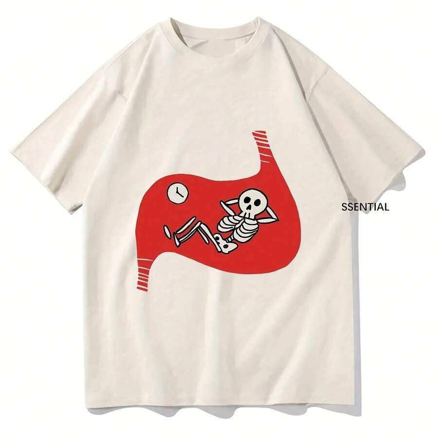 Delicious In Dungeon Meshi Laios Touden T Shirts Falin's Death Wo Clog Uni Streetwear Cotton Graphic T-Shirts - 白色10 - 查看 1