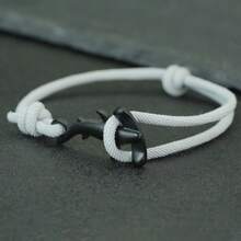 51Luckind Bobo Handmade Milan Double Rope Bracelet Charms Marine Life Shark Bracelets For Men Women Gothic Viking Jewelry Men - Grey - View 4