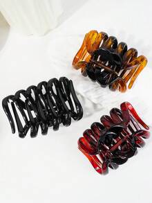 1pc/3pcs Octopus Hair Clips For Thick Hair - Bohemian Style Plastic Hair Clips In Multiple Colors - Firm Grip For Long Curly Hair - Single Piece, Modern Playful Design, Suitable For Long-Haired Women For Everyday And Commuting Fall Fashion Claw Clips Autumn Hair Accessories Elegant Hair Claw Hair Clutch Clips For Hair Winter For Vacation Outfits Woman