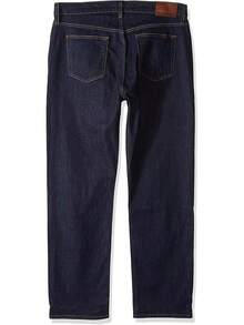Men's Relaxed Fit Stretch Jeans - Rinse Blue - View 2