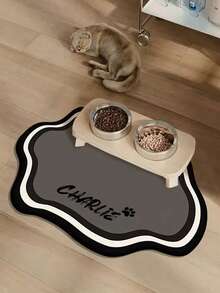 Customizable Non-Slip Pet Mat For Cats & Dogs - Quick-Dry, Water Absorbent, Personalized With Pet'S Name, Nordic Style Floor Mat For Indoor Use, Pet Mat For Floor, Playful Pet Design, Durable Pet Mat - Multicolor - View 22