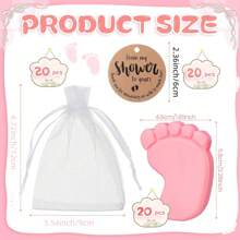 60pcs/Set Gender Reveal Party Exclusive Gift Set, Suitable For Baby Shower And Theme Party - Multicolor 1 - View 8