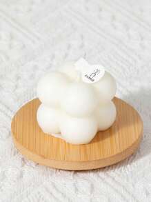 1 PC, Creative Bubble Cube Candle, Scented Soy Wax Candle, Minimalist Aesthetic Decor, Home Aromatherapy Decorative Candle, Bedroom Decorations, Christmas Decorations, Wedding Centerpiece, Birthday Gift, Valentine's Day Gift. - Multicolor - View 10