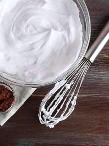 1pc Stainless Steel Manual Egg Beater/Mixer, Butter Whisk And Dough Blender, Easy Hand-Operated Egg Whisk, Semi-Automatic Press And Rotate, Suitable For Home Kitchen Use, Applicable For Eggs, Milk And Dough Mixing (Random Color)