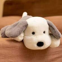 1pc New Cute Lying Dog Plush Doll, Adorable Soft Stuffed Animal Doll, Creative Birthday/Holiday/Christmas/Halloween Gift - Multicolor - View 5