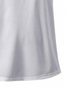 Men's Sleeveless Quick-Dry T-Shirt, Basketball Training Fitness Top Singlet, Summer - White - View 7