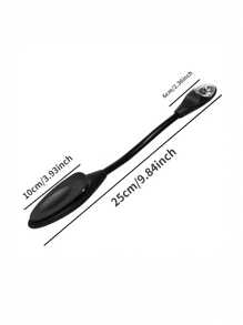 1 pieza Equipada con luz de clip para libro con LED, luz de lectura de protección ocular para estudiantes, luz de noche con torsión tipo luz de clip