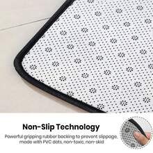 Space Solar System Area Rug, Non-Slip Low Pile Flannel Decor Rugs, Machine Washable Indoor Rug With Black Binding Rug, Suitable For Dining Room, Bedroom Home Office Laundry Kitchen(31*20in/16*48in/18*60in/84*60in) - D1 - 查看 5