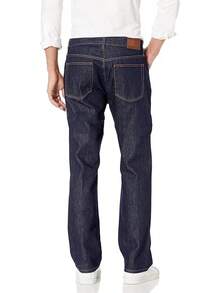 Men's Relaxed Fit Stretch Jeans - Rinse Blue - View 3