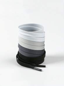 1 par de cordones de zapatos de moda con degradado de color, disponibles en múltiples colores, cordones elegantes para tenis, zapatos casuales, accesorios para zapatos