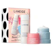 Laneige 3-Pc Hydration Heroes Beauty Insider Gift Set-Cream Skin Toner Lip Sleeping Mask & Water Bank - Hồng - Xem 3
