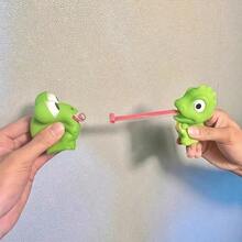 1 件 2025 新款创意吐舌青蛙挤压玩具、声音恐龙玩具、慢回弹减压小玩意、新奇玩具、派对小礼物、亲子互动玩具、办公室和学生减压、学校恶作剧玩具 - 彩色 - 查看 7