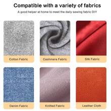 12-Stitch Mini Sewing Machine - Electric Double Stitch Sewing Machine With Extension Table, EU Plug, Ideal For DIY Projects And Quick Repairs - EU E Type Plug(220-240V) - View 10