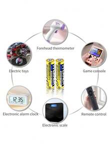 1.5V High Capacity AA/AAA Batteries, Durable And Powerful For Electronic Toys, Remotes, Displays, Electric Toothbrushes, Ideal For Halloween, Christmas, And String Lights. (Non-Rechargeable)