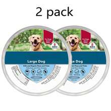 2 Pack Flea & Tick Collars For Large Dogs Under 18 Lbs – 8-Month Protection, Low-Odor, Water-Resistant, Vet-Inspired Design - 如圖 - 查看 3