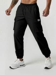 Pantaloni cargo casual da uomo per autunno/inverno, pantaloni da lavoro alla moda per esterni, adatti per l'autunno