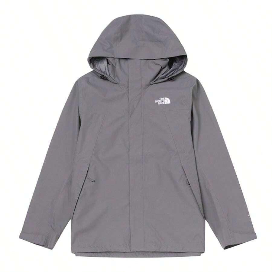 The North Face 男士防风夹克 M 新款 EXPLORER 拉链式雨衣 - AP 户外休闲运动简约舒适夹克 8GKX0UZ - 灰色 - 查看 1