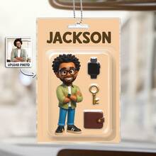 Custom 2D Action Figure Pack Packaging Toy Box Style Art Gift Personalized Car Decor, Car Ornament Gift For Family, Friends, Xmas Decoration, Multi-Functional, Ornamental, Reusable, Exquisite, Stylish, High-Quality, Colorful, Modern, Custom, Personalized, Ideal Gifts For Him, Boyfriend, Dad, Girlfriend, Mom, Family, Friends, Tea Room, Home, Garden, Office, For Anniversaries, For Valentine's Day, For Mother's Day, For Birthdays, For Father's Day, For Graduation, For Weddings, For Housewarming, Customized Home Decor Supplies, Home Room Decor Gifts, Office Decor, Elegant Living