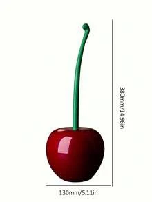 1 Set kreative Kirsche Toilettenbürste, einzigartige Toilettenbürste und Halterung