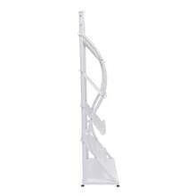 Floor-Standing Magazine Rack Information Rack Storage Rack Newspaper Rack Display Rack Manual Book Rack Single Page Simple Iron - White - View 7