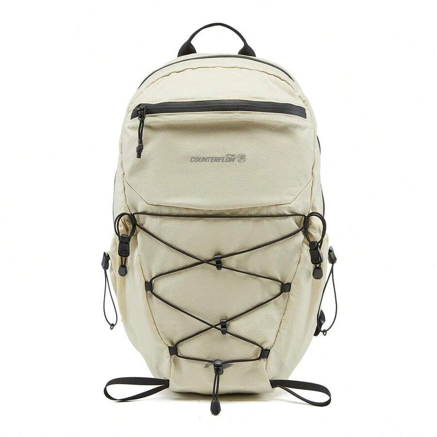 LI-NING CF Travel - Universal Large - Capacity Sports Backpack ABDV335 - Gravel White Ash - View 1