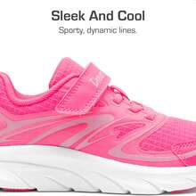 Boys Girls Shoes Kids Tennis Athletic Running Gym School Sneakers For Little Big Kid - Màu đỏ tím - Xem 2