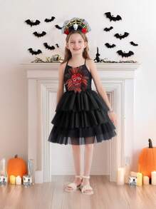 Toddler Girls Halloween Costumes Outfits Girl Halloween Dress,Baby Doll Dress Women