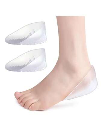 2Pcs Gel Heel Cushion Inserts For Shoes Silicone Heel Cup Pads