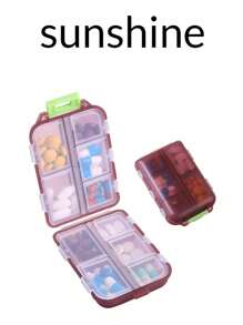 Monatlicher Pillenorganizer 28-Tage Pillendose, nach Woche organisierte Medikamentenorganisation, große 4-Wochen Pillenbox mit staubdichtem Gehäuse für Fischöle, Vitamine, Nahrungsergänzungsmittel