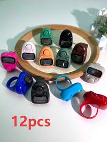 Portable Ring Counter Tasbih, LED Display, Compact & Lightweight, 0-99999, Convenient For Prayer Counting, Inventory Counting, People Counting And More
